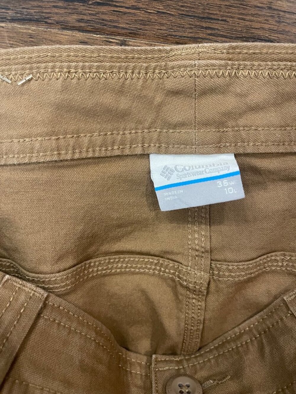 Columbia Men’s Straight Fit Work Shorts Sz 36W 10L - Picture 2 of 8